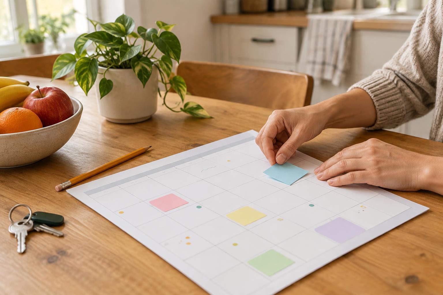 Creating a Simple Household Calendar for Appointments and Recurring Tasks