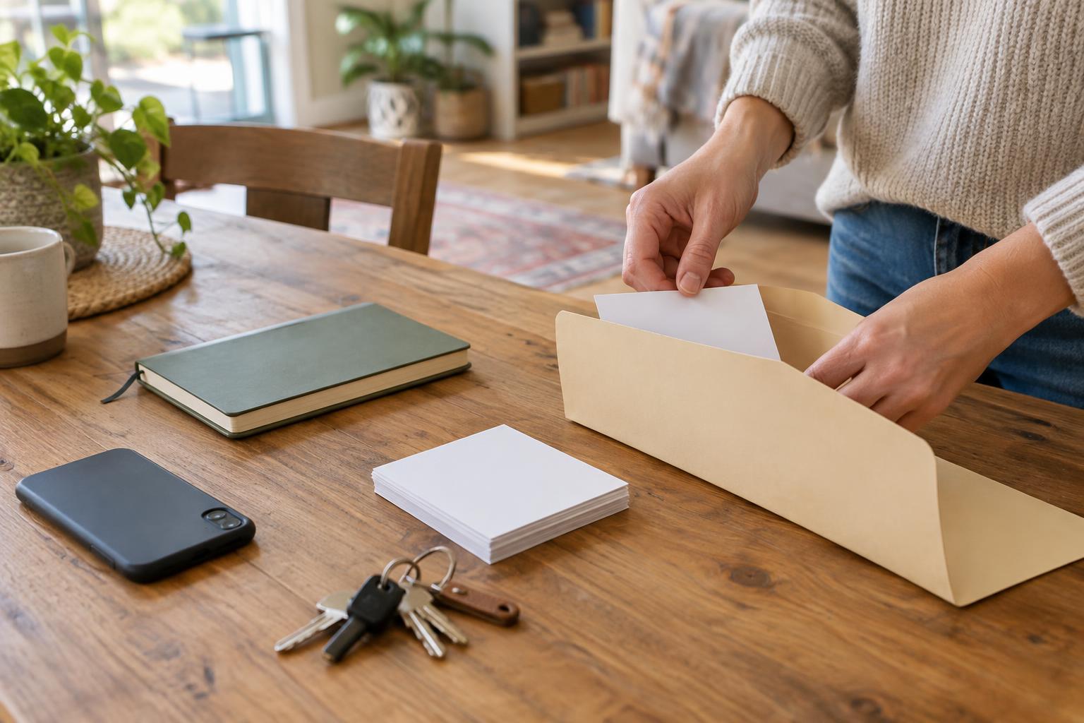 Organizing Important Contacts and Household Information for Easy Access