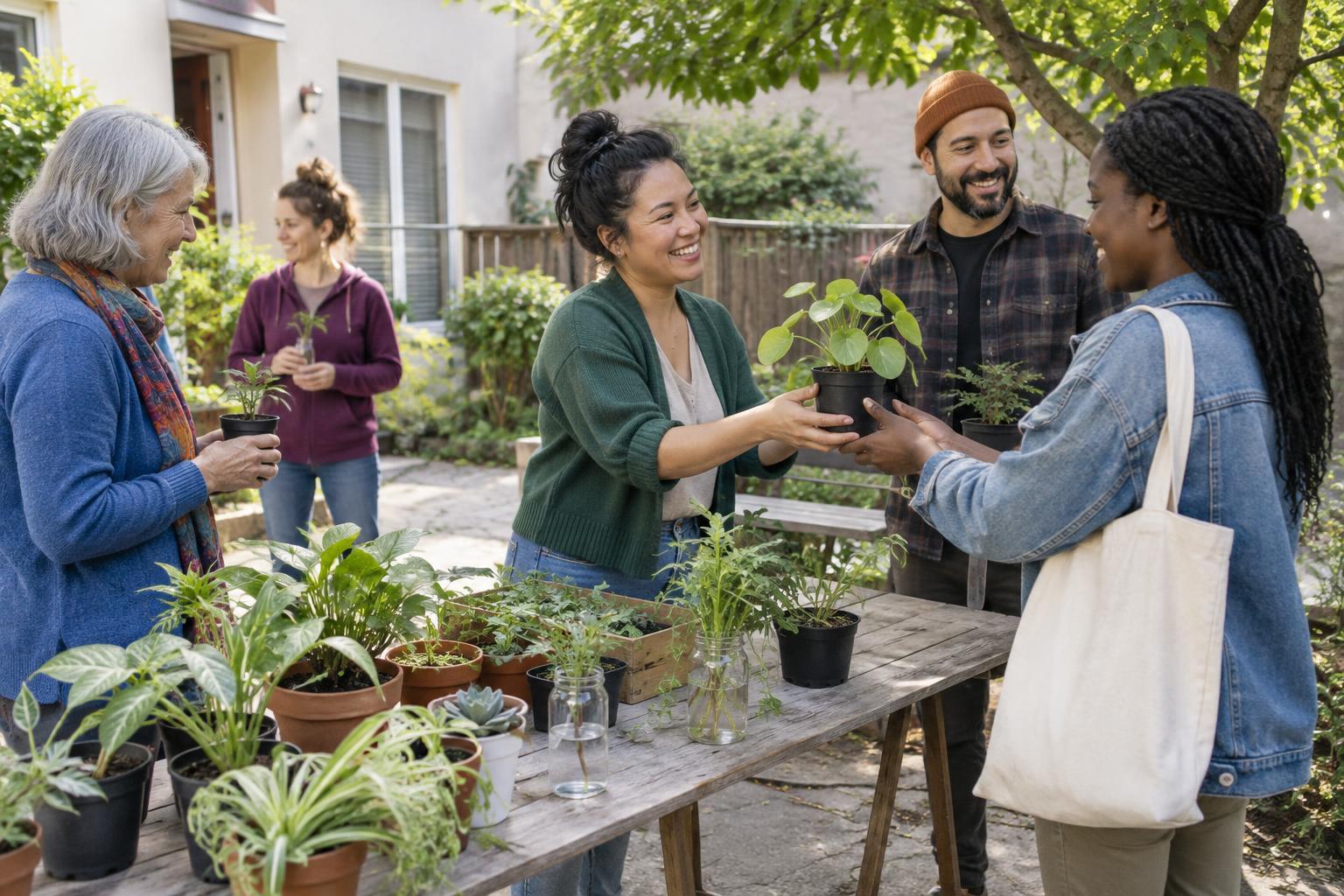 How to Organize a Small Neighborhood Plant Swap