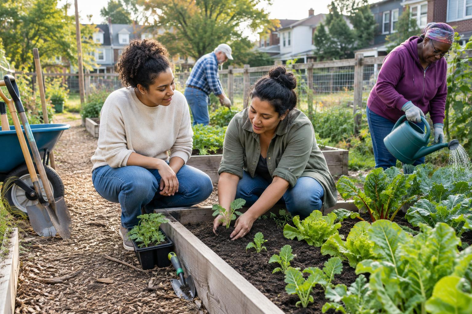 Joining a Community Garden: Shared Tasks and Beginner Etiquette